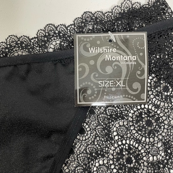 SPLENDIES Black Lace Underwear Lingerie - Size XL - Picture 2 of 7